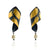 Black and Gold Pearl Twist Earrings-Earrings-Judith Neugebauer-Pistachios