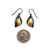Black and Gold Petal Earring-Earrings-Judith Neugebauer-Pistachios