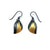 Black and Gold Petal Earring-Earrings-Judith Neugebauer-Pistachios
