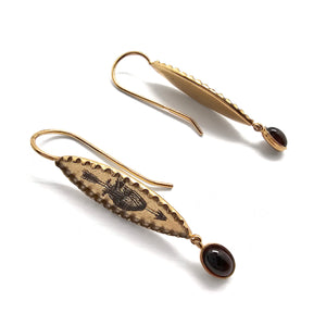 Bleeding Lover Drop Earrings-Earrings-Anna Bankuti-Pistachios