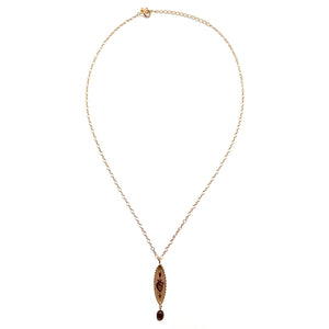 Bleeding Lover Droplet Necklace-Necklaces-Anna Bankuti-Pistachios