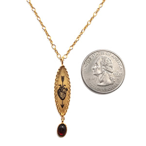 Bleeding Lover Droplet Necklace-Necklaces-Anna Bankuti-Pistachios