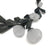 Blooming Acrylic and Silver Geometric Necklace-Necklaces-Nicole Schuster-Pistachios