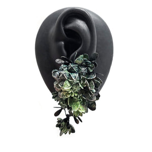 Blue Botanical Earrings-Earrings-Hanna Liljenberg-Pistachios