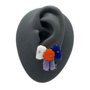 Blue Bow Studs-Earrings-Nikki Couppee-Pistachios