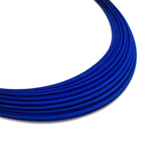Blue Brushstroke Necklace-Necklaces-Eve Balashova-Pistachios