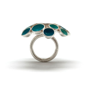 Blue Burst Ring-Rings-Sabine Müller-Pistachios