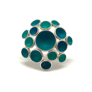 Blue Burst Ring-Rings-Sabine Müller-Pistachios
