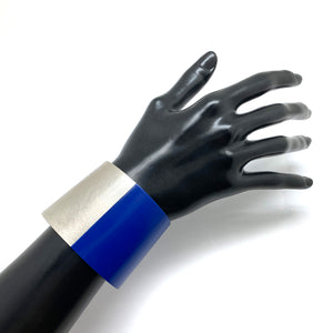 Blue Colorfields Bracelet-Bracelets-Claudia Hoppe-Pistachios