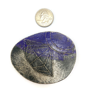Blue 'Diamond' Brooch-Pins-So Young Park-Pistachios