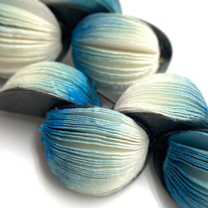 Blue Eight Circle Paper Brooch-Pins-Naoko Yoshizawa-Pistachios