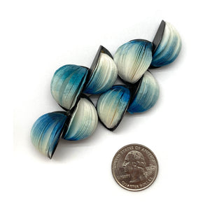 Blue Eight Circle Paper Brooch-Pins-Naoko Yoshizawa-Pistachios
