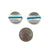 Blue Elastic Sterling Silver Earrings-Earrings-Gilly Langton-Pistachios