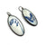 Blue Etched Pearl Earring-Earrings-Kelly Jean Conroy-Pistachios