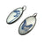 Blue Etched Pearl Earring-Earrings-Kelly Jean Conroy-Pistachios