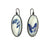 Blue Etched Pearl Earring-Earrings-Kelly Jean Conroy-Pistachios