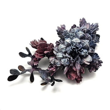 Blue Flora Curiosa Brooch