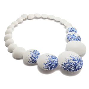 Blue Flora Necklace-Necklaces-Ute van der Plaats-Pistachios