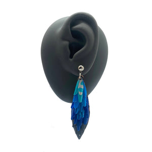 Blue Gradient Aluminum Earrings-Earrings-Eunseok Han-Pistachios