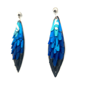 Blue Gradient Aluminum Earrings-Earrings-Eunseok Han-Pistachios