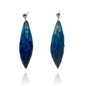 Blue Gradient Aluminum Earrings-Earrings-Eunseok Han-Pistachios