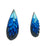 Blue Gradient Droplet Aluminum Earrings-Earrings-Eunseok Han-Pistachios