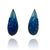 Blue Gradient Droplet Aluminum Earrings-Earrings-Eunseok Han-Pistachios