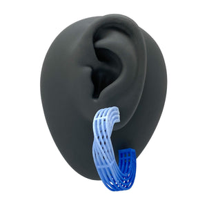 Blue Mobius Hoops-Earrings-Eve Balashova-Pistachios