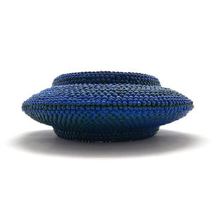 Blue Mock Weave Bracelet-Bracelets-Carina Shoshtary-Pistachios
