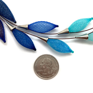 Blue Ombre Necklace-Necklaces-Dorine Decayeux-Pistachios