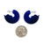Blue Shell Hoops-Earrings-Lynne MacLachlan-Pistachios