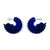 Blue Shell Hoops-Earrings-Lynne MacLachlan-Pistachios