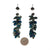 Blue Starburst Studs with Long Petal Jackets-Earrings-So Young Park-Pistachios