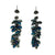 Blue Starburst Studs with Long Petal Jackets-Earrings-So Young Park-Pistachios