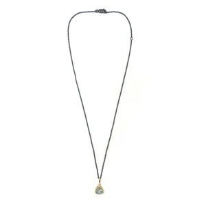 Blue Tourmaline Necklace-Necklaces-Karin Jacobson-Pistachios