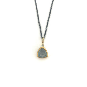 Blue Tourmaline Necklace-Necklaces-Karin Jacobson-Pistachios