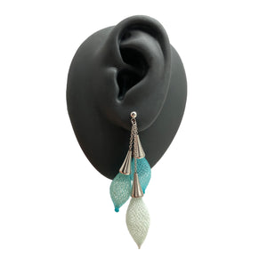 Blue White Ombre Bundle Earrings-Earrings-Dorine Decayeux-Pistachios