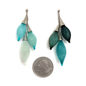 Blue White Ombre Bundle Earrings-Earrings-Dorine Decayeux-Pistachios