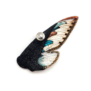 Blue Wing Brooch-Pins-Märta Mattsson-Pistachios
