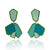 Blue and Green Vista Earrings-Earrings-Stephanie Smith-Pistachios