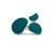 Blue and Silver Open Faced Ring-Rings-Sabine Müller-Pistachios