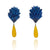 Blue and Yellow Aluminum Earrings-Earrings-Eunseok Han-Pistachios