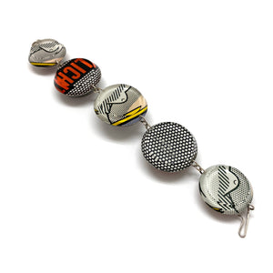 Boobie Trap Domed Link Bracelet-Bracelets-Jennifer Merchant-Pistachios