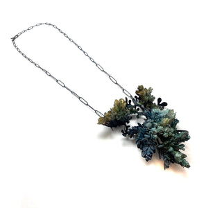 Botanical Statement Necklace-Necklaces-Hanna Liljenberg-Pistachios