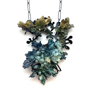 Botanical Statement Necklace-Necklaces-Hanna Liljenberg-Pistachios