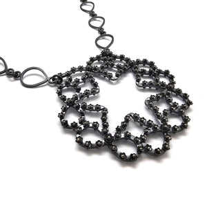 Bow Medallion Necklace-Necklaces-Liz Clark-Pistachios