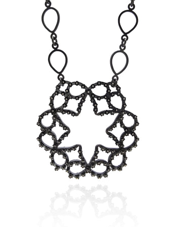 Bow Medallion Necklace