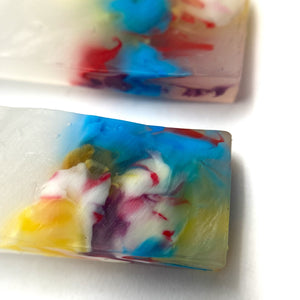 Bright Blue and Yellow Rectangle Earrings-Earrings-Asami Watanabe-Pistachios