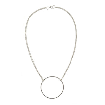 Bright Circle Pendant Necklace