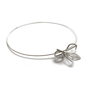 Bright Hyacinth Fold Necklace-Necklaces-Karin Jacobson-Pistachios